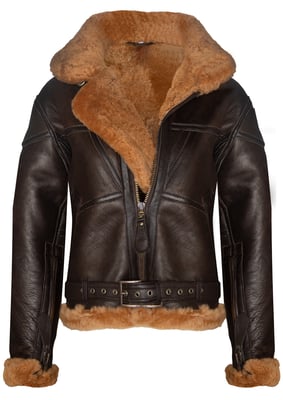 RAF-Fliegerjacke aus Schaffell für Damen – Albany