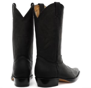 Schwarze Cowboy-Lederstiefel für Herren von Grinders – Louisiana