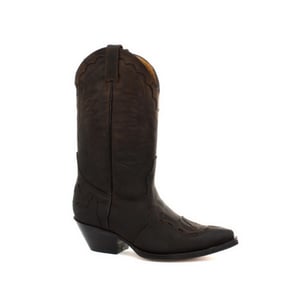 Grinders Unisex-Cowboystiefel aus braunem Leder, Arizona HI
