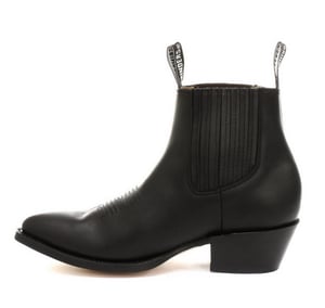 Schwarze Unisex-Western-Stiefeletten von Grinders – Maverick