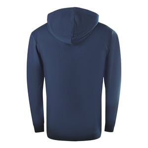 Cavalli Class Kapuzenpullover in Marineblau mit grossem Tiger-Logo