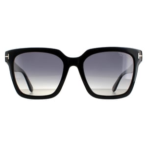 Lunettes de soleil Tom Ford Selby FT0952 01d fumée noire brillante polarisée