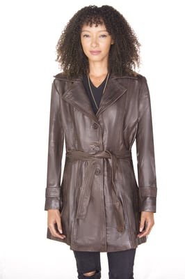 Damen-Trenchcoat in 3/4-Länge – Ranchi