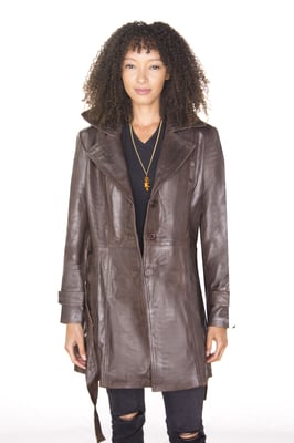 Damen-Trenchcoat in 3/4-Länge – Ranchi
