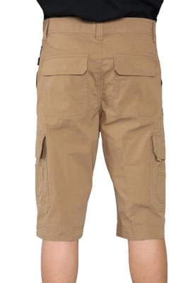 Schnell trocknende Cargo-Shorts für Herren mit mehreren Taschen in Khaki