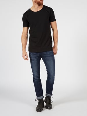 Petrol Industries - 2-er Pack Basic-T-Shirt Rundhalsausschnitt Männer - Schwarz