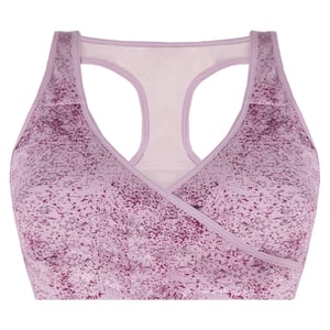 Gymshark Chalk Womens Malow Purple Sports BH