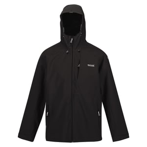 Regatta Herren Wasserdichte Jacke (Schwarz)