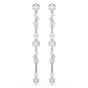 Swarovski 'Constella Bars' Damen Ohrringe aus Basismetall - Silber 5705614