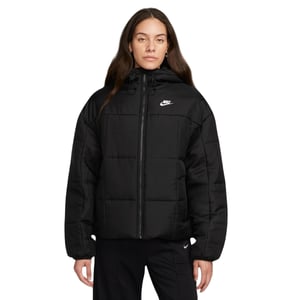 Nike Plain Steppjacke in Schwarz