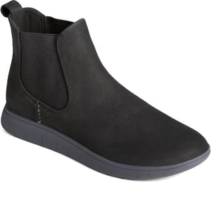 Sperry Coastal PW Chelsea Black Womens Stiefel