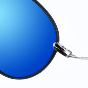 Grazy Frauen runde Form Metall-Sonnenbrille