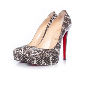 Bianca Python-Plateau-Pumps