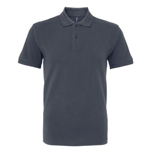 Asquith & Fox Herren Bio-Poloshirt in klassischer Passform (Graphit)