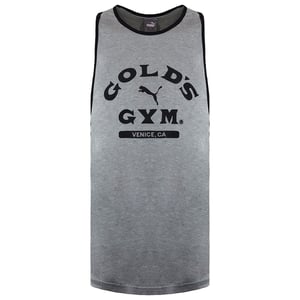 Puma x Golds Fitnessstudio Herren graue Weste