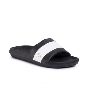 Lacoste Croco 120 3 Schwarz Synthetik Damen Slider 39CFA0036 312