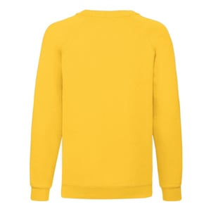 Fruit of the Loom - "Classic" Sweatshirt für Kinder Raglanärmel (Sonnenblume)