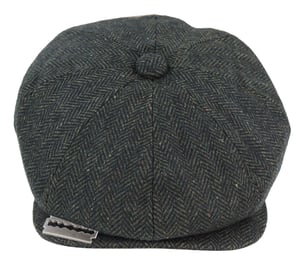 Herren Peaky Blinders Tweedhut mit Rasierklinge