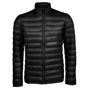 SOLS Mens Wilson Lightweight Padded Jacket (Schwarz)