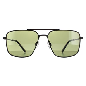 Serengeti Aviator Herren Matt Schwarz Saturn Polarisiert 555nm Aitkin