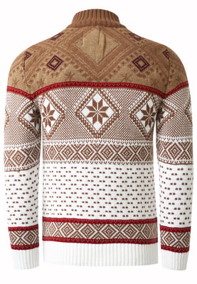 Rusty Neal Norwegischer Pullover Beige