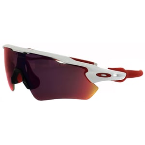 Oakley Wrap Mens Polished White Prizm Road Lunettes de soleil