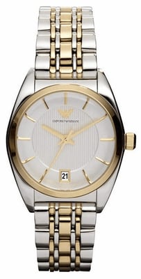 Emporio Armani Damenuhr Quartz Gold - Silber
