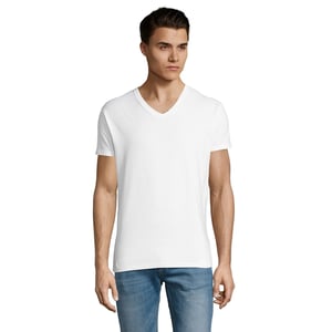 SOLS - "Imperial" T-Shirt V-Ausschnitt für Herren (Weiß)