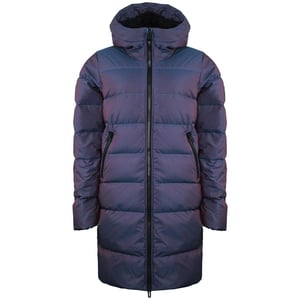 Under Armour Coldgear Marine Blue Womens Irisierende Parka Kapuzenmantel 1365812 422