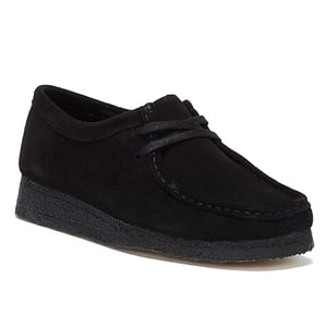 Clarks Originals Wallabee Suede Damen Schuhe - (Schwarz)