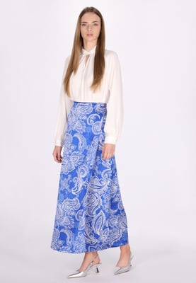 Dreimaster Rock Damen Weiss Flieder