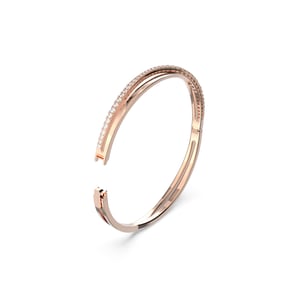 Swarovski 'Twist' Damenarmband aus vergoldetem Metall - Rosé 5620552