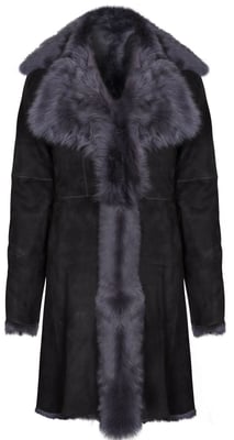 Damen-Trenchcoat aus Toscana-Schaffell-Wildleder-Tbilisi