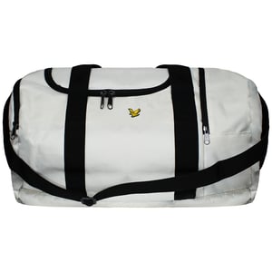 Lyle & Scott Verstellbare Herren-Fasstasche in Weiß