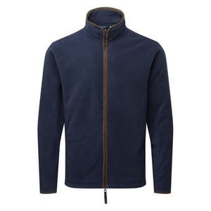 Premier Herren Artisan Fleece-Jacke (Marine/Braun)