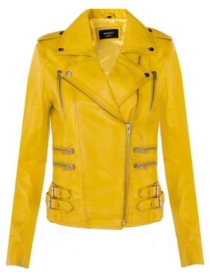 Damen Leder Brando Bikerjacke-Loddon