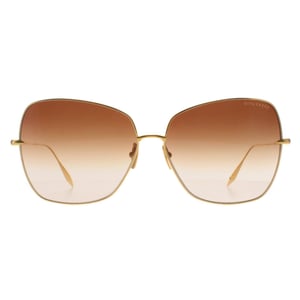 Dita Cat Eye Damen Gelbgold Dunkelbraun bis klar Farbverlauf Zazoe