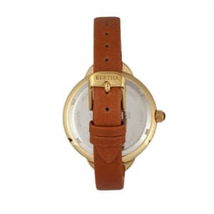 Bertha Madison Sunray Zifferblatt Lederarmbanduhr