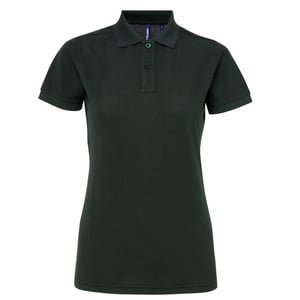 Asquith & Fox - Polo-Shirt mit kurzen Ärmeln - Damen (Flaschengrün)