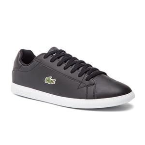 Lacoste Absolvent BL 1 SMA MENS MENS Schwarz/Weiß -Trainer