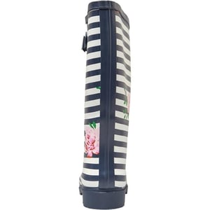 Trespass Womens/Ladies Elena Floral Gummistiefel (Navy/White/Pink)