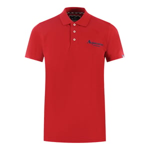 Aquascutum London Klassisches rotes Poloshirt