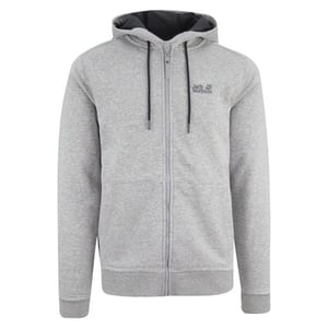 Jack Wolfskin Logo Mens Grey Track Jacke