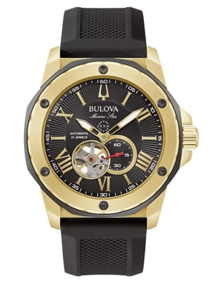 Bulova Marine Star Herrenuhr schwarz 98A272