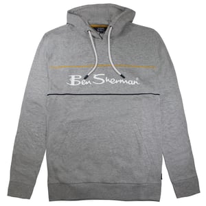 Ben Sherman Logo Herren Grey Hoodie