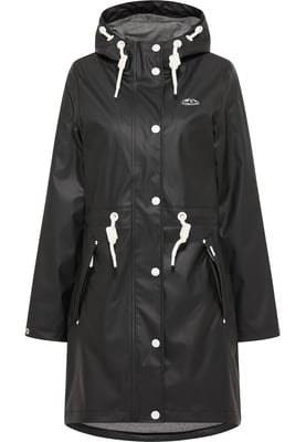 ICEBOUND Serie urban rain Regenmantel Damen Schwarz