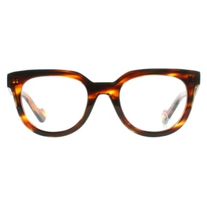 Moncler Runde Unisex Glänzend Hellbraun Brille