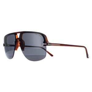 Tom Ford Aviator Herren Glänzend Hellbraun Blau Grau Hugo 02 FT1003