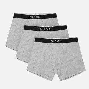 Nicce 3-Pack-Stretch Taille Schwarz/Grau Herren Alesi Boxer Shorts 0037 K001 0264