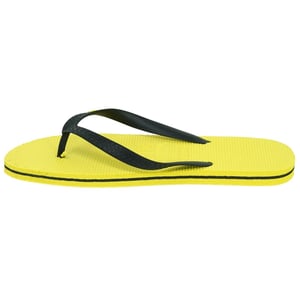 Philipp Plein Marke Logo Gelb Flip Flops